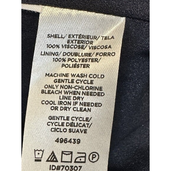 Loft Woman Size 4 Wrap Lined Side Tie Striped Skirt Career Formal Closet Staple - Picture 10 of 10